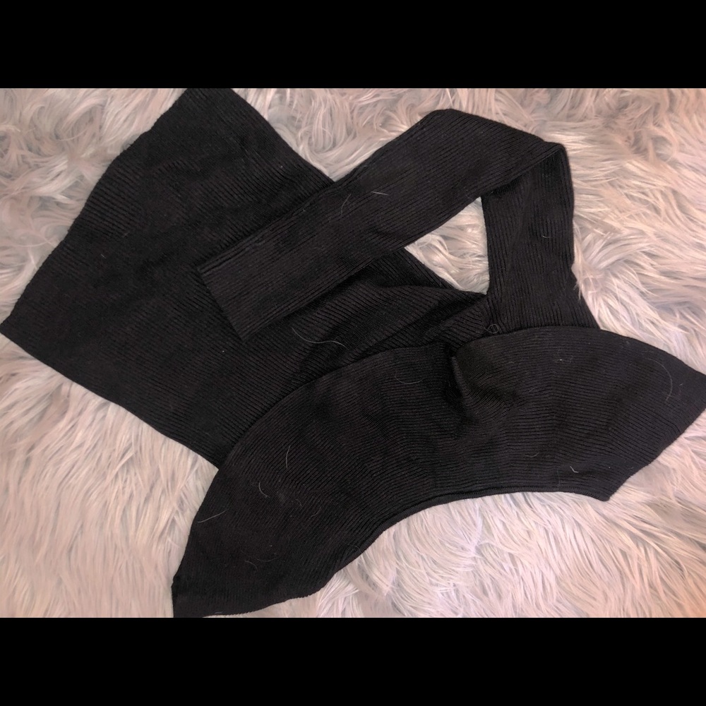 DESIGN LAB Wool Asymmetrical Sweater